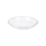 universal saucer round 35cm transparent